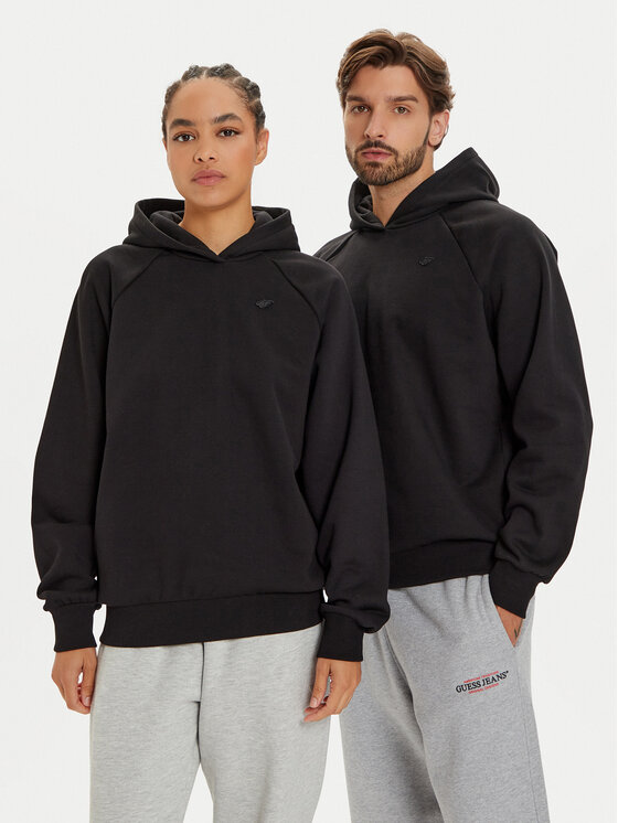 4F 4F Mikina Unisex 4FWAW24TSWSU1314 Černá Loose Fit
