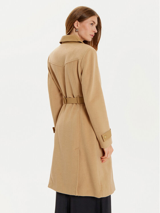 Guess Guess Зимно палто Amelia W4BL46 WGKI2 Кафяв Regular Fit