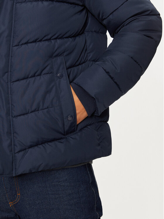 Geox Geox Zimska jakna Leitan M4628C T3144 F4545 Tamnoplava Regular Fit