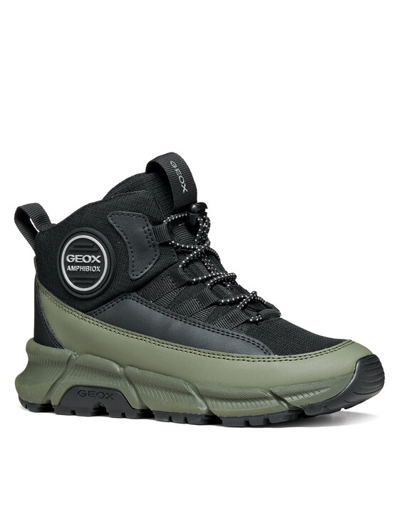 Geox Geox Trzewiki J Flexyper Plus Boy B Abx J66LCF 0FUCE C0033 S Zielony ciemny