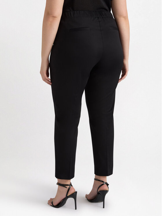 Fiorella Rubino Fiorella Rubino Spodnie materiałowe P709T004730N033 Czarny Regular Fit