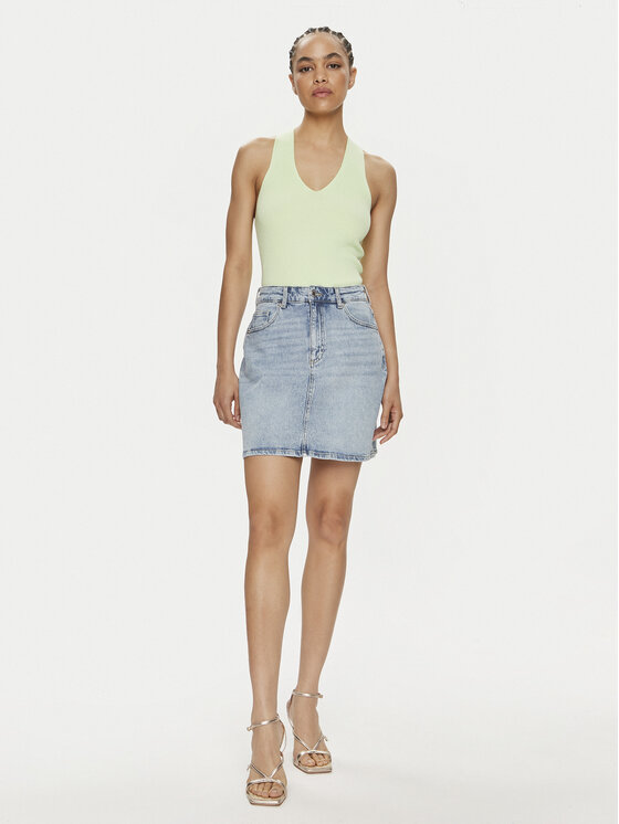 Vero Moda Vero Moda Spódnica jeansowa Tessa 10301536 Niebieski Regular Fit