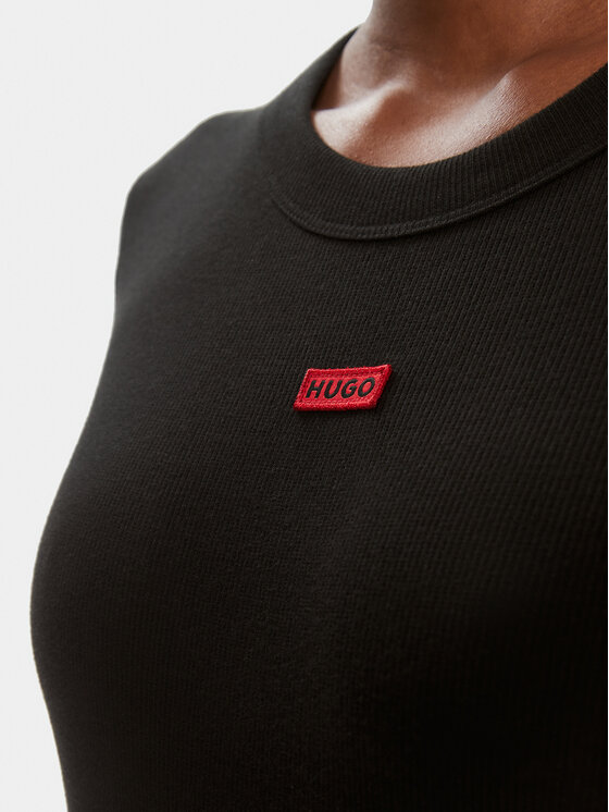 HUGO Hugo Haljina za svaki dan Nemalia 50508635 Crna Slim Fit