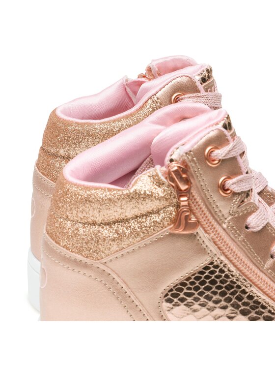 Skechers rose gold high tops hotsell
