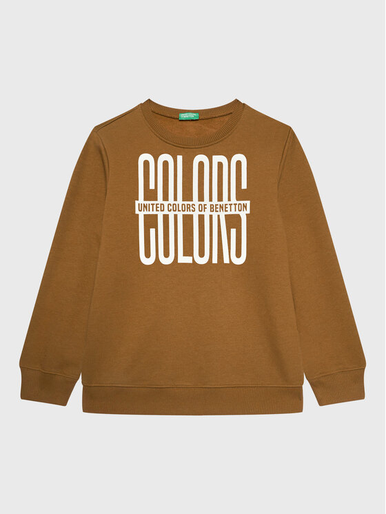 United Colors Of Benetton United Colors Of Benetton Džemperis 3JLXC107Q Ruda Regular Fit