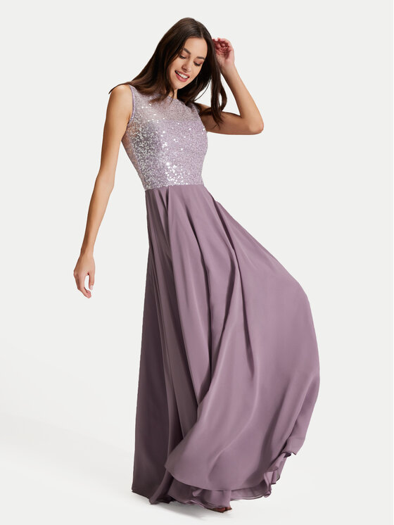 Swing Swing Rochie de seară 5AH15700 Violet Slim Fit