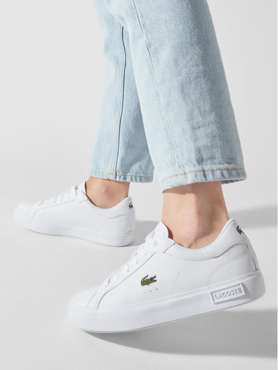 Lacoste Lacoste Laisvalaikio batai Powercourt 741SUJ0014 Balta