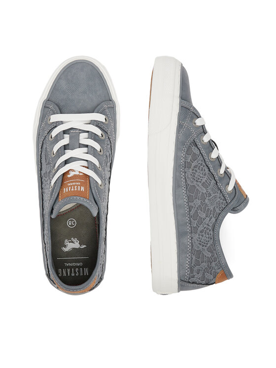 Mustang Mustang Sneakers aus Stoff 1272-309 Grau