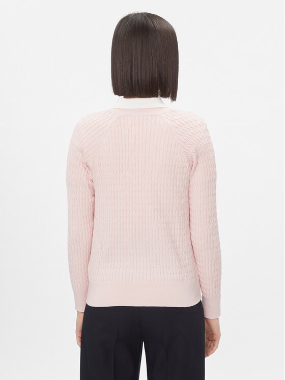 Tommy Hilfiger Tommy Hilfiger Strickjacke WW0WW40673 Rosa Regular Fit