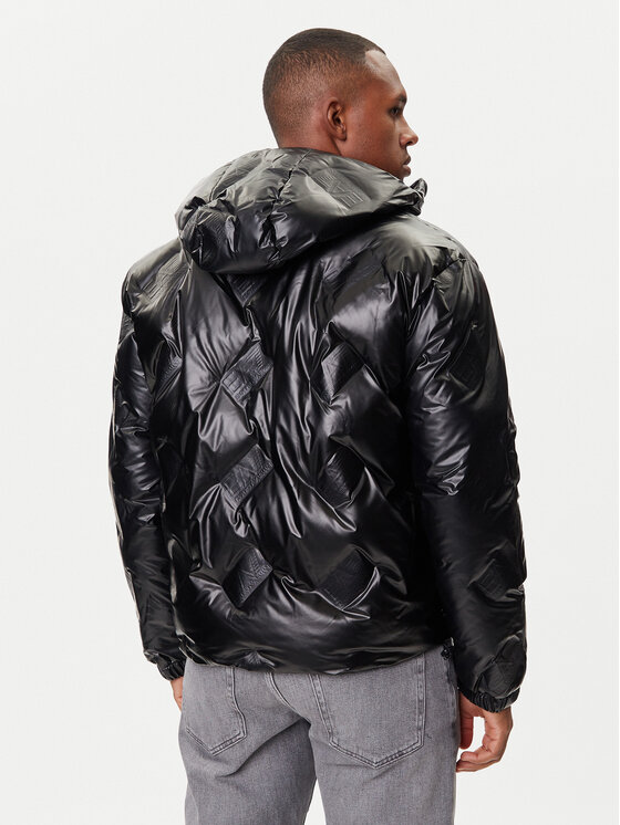 EA7 Emporio Armani EA7 Emporio Armani Jacke aus Kunstleder 7M001860 AF22699 UC001 Schwarz Regular Fit