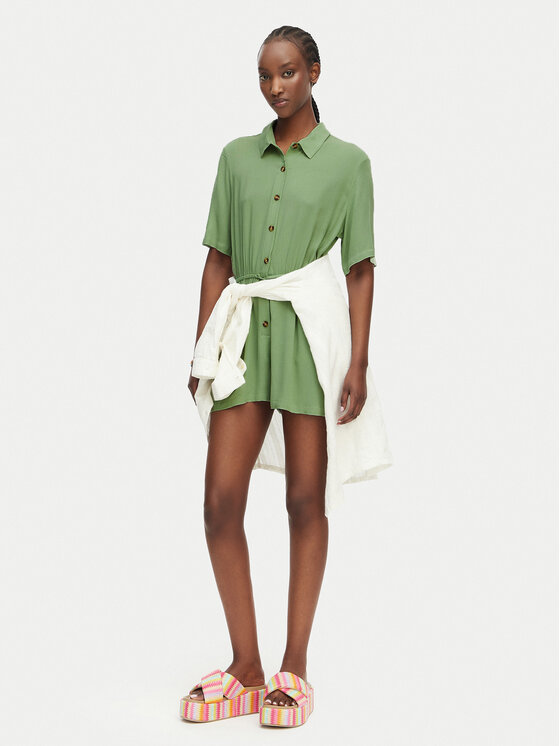 Roxy Roxy Kombinezon Real Tomorrow ERJWO03010 Zelena Regular Fit