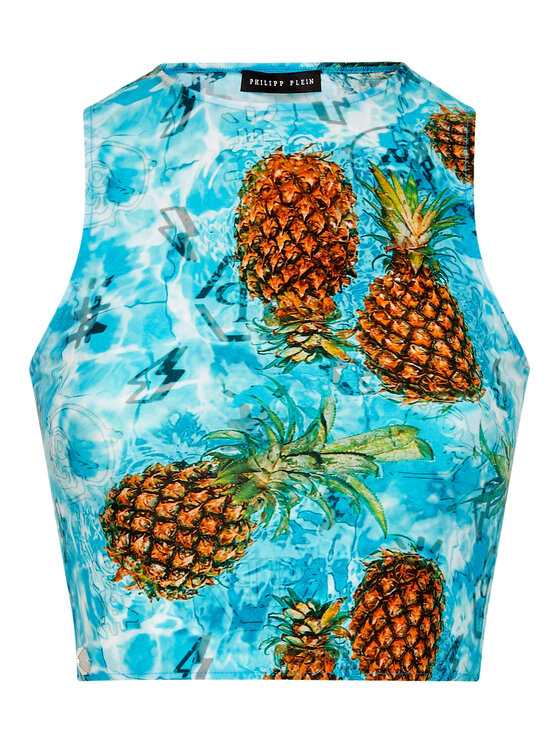 PHILIPP PLEIN PHILIPP PLEIN Tank top 30440 Farebná Skin Tight Fit