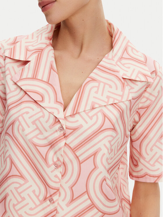 Silvian Heach Silvian Heach Camicia GPP25440CA Rosa Regular Fit