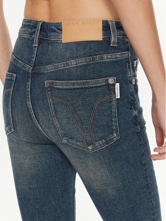 Miss Sixty Miss Sixty Jeansy 6L3JJ3110200 Granatowy Flare Fit