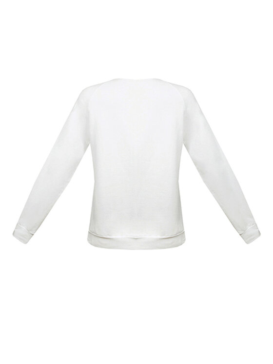 DKaren Sport DKaren Sport Bluza Wenezja Écru Slim Fit