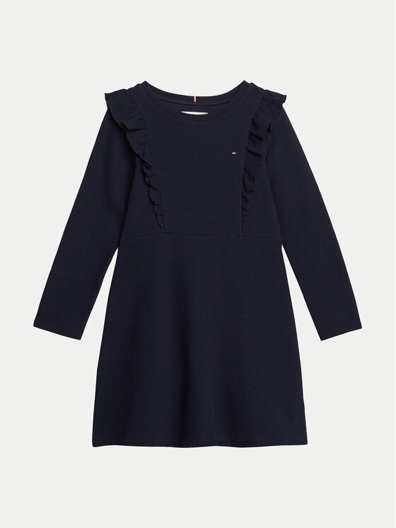 Tommy Hilfiger Tommy Hilfiger Vestito da giorno KG0KG08021 Blu scuro Regular Fit