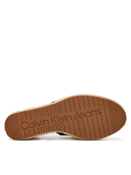 Calvin Klein Calvin Klein Natikači Wedge Rope Slide Mg YW0YW01699 Rjava