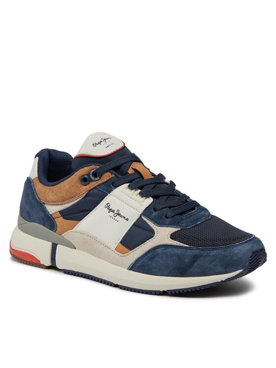 Pepe Jeans Pepe Jeans Sneakersy London Pro Mesh PMS60014 Tmavomodrá