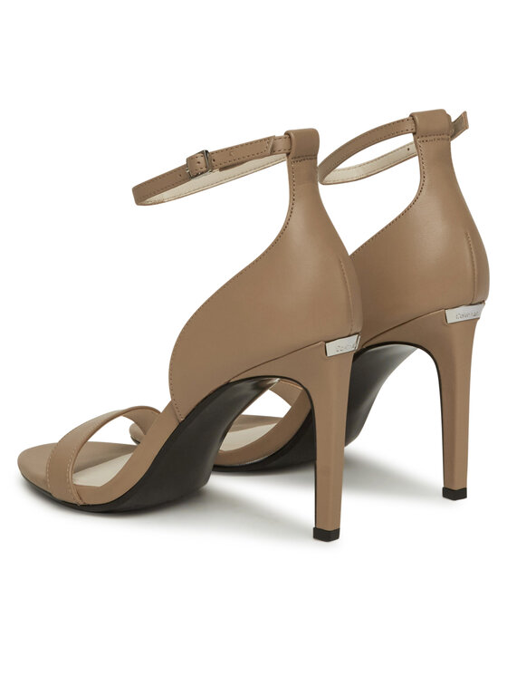 Calvin Klein Calvin Klein Sandale Heel Sandal 90 - Lth HW0HW02337 Bež