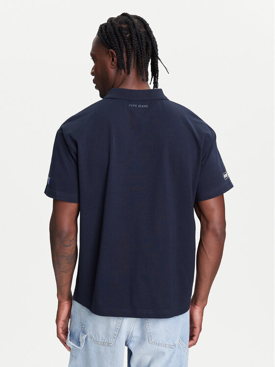 Pepe Jeans Pepe Jeans Поло Red Bull Racing Moto Panel RM540017 Cиній Regular Fit
