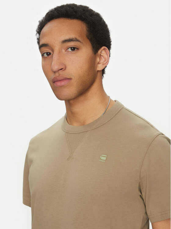 G-Star Raw G-Star Raw Marškinėliai Nifous D24449-336 Chaki Regular Fit