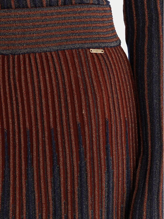 Fracomina Fracomina Midi svārki FS25WG4002K558Q7 Zils Regular Fit