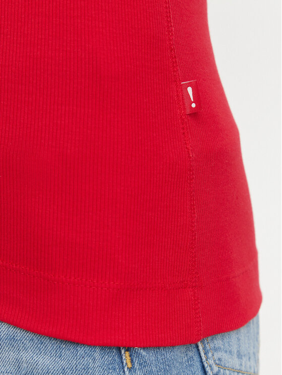 JOOP! Jeans JOOP! Jeans Top Tana 30046103 Rdeča Slim Fit