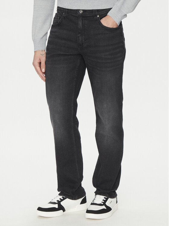 Mustang Mustang Jeans hlače Washington 1016334 Črna Straight Fit