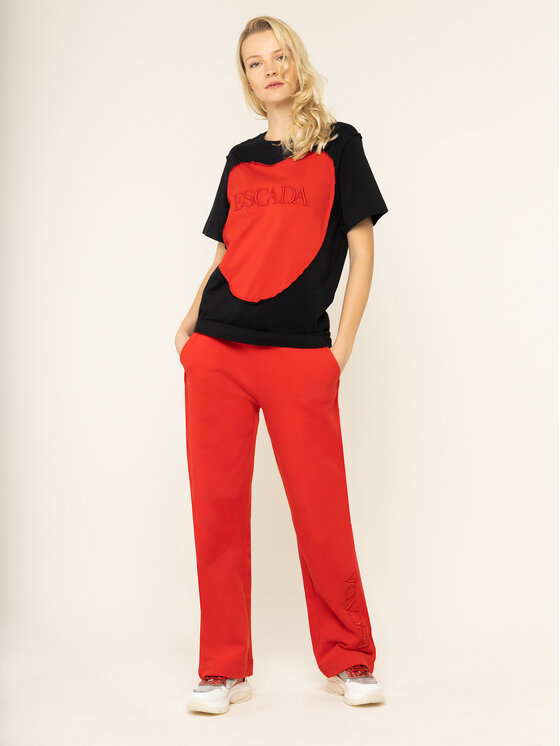 Escada Sport Escada Sport Тишърт RITA ORA Eherz 5032171 Черен Regular Fit