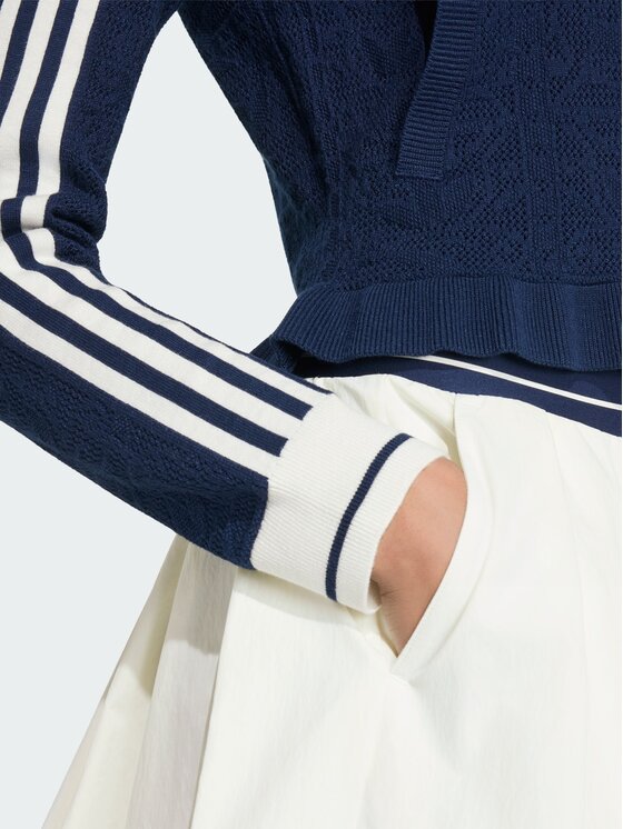 adidas adidas Spódnica plisowana 168514 Kremowy Loose Fit