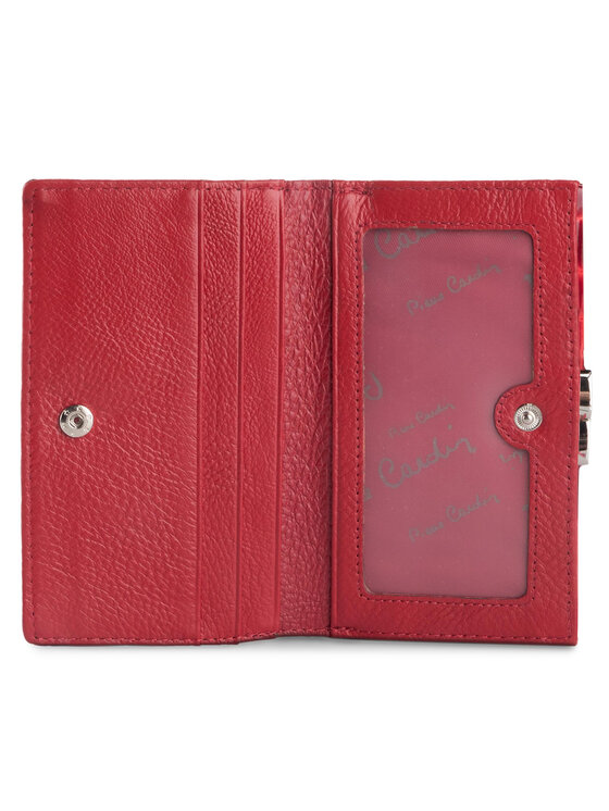 Portefeuille Femme Pierre Cardin En Simili Cuir - Grand Et Spacieux Avec Portefeuille Et Porte-monnaie - Marron Foncé Taille L - 9