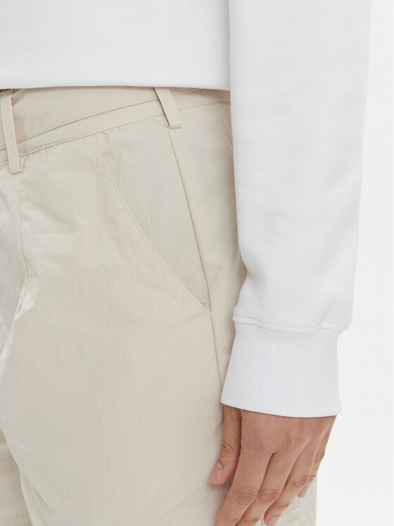 Guess Guess Μπλούζα Icon W4GQ09 KB681 Λευκό Relaxed Fit
