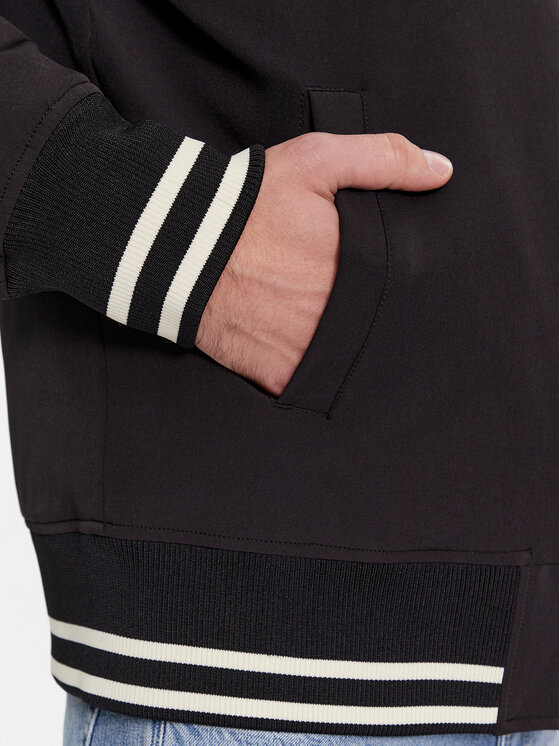 Kappa Kappa Kurtka bomber Authentic Gomin 331H2MW Czarny Comfort Fit