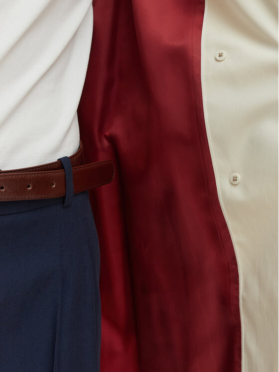 Tommy Hilfiger Tommy Hilfiger Trencis WW0WW48873 Bēšs Slim Fit