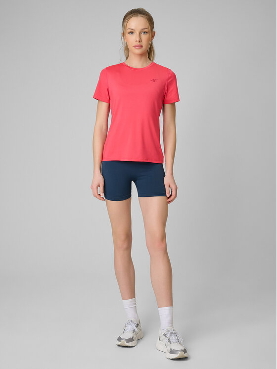 4F 4F Koszulka techniczna MULTI ACTIVE Koralowy Regular Fit