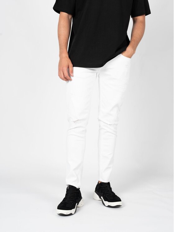 Antony Morato Antony Morato Τζιν MMDT00244-FA760028 Λευκό Skinny Fit