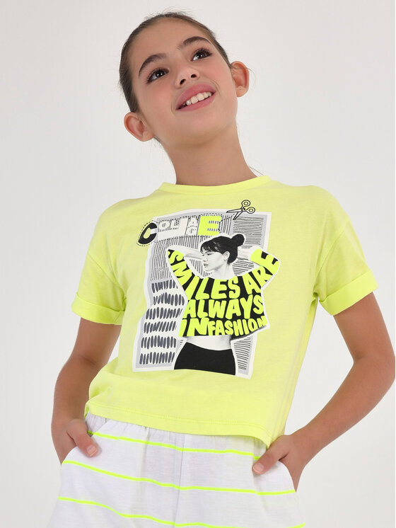 Mayoral Mayoral T-särk 6057 Kollane
