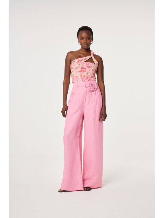 Fabienne Chapot Fabienne Chapot Spodnie materiałowe Rafael Trousers Różowy Loose Fit