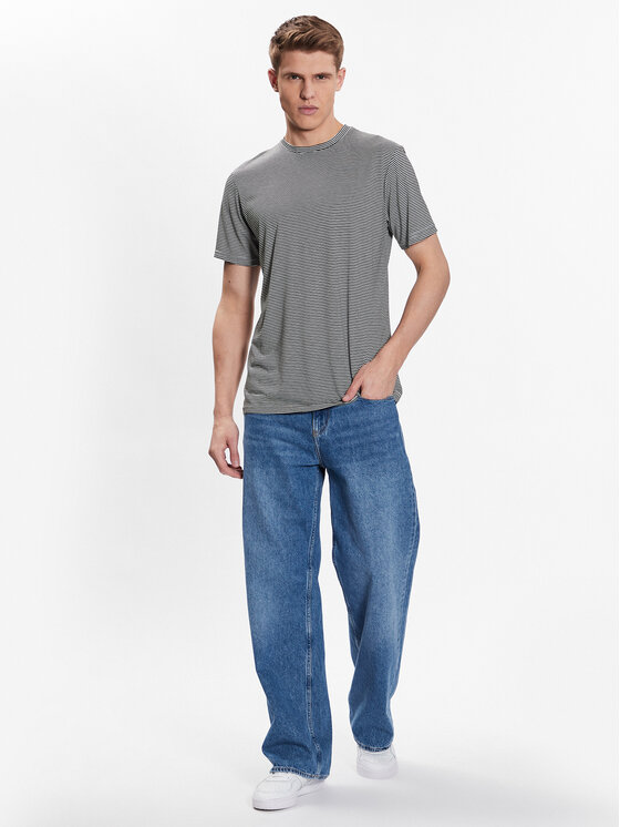 T-shirt Gedoto 84004 Nero Regular Fit