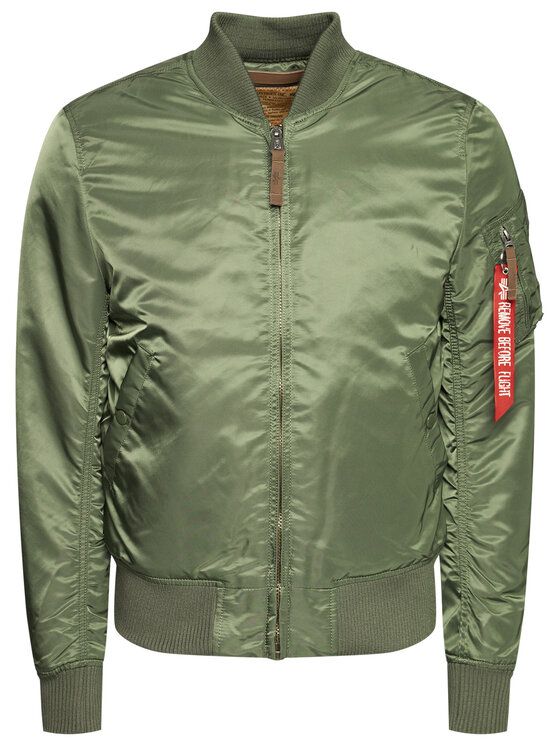 Alpha Industries Alpha Industries Bomber bunda Ma-1 Vt 59 191118 Zelená Regular Fit