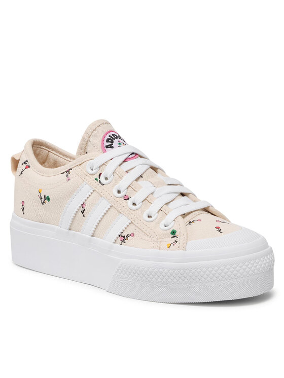 Scarpe Nizza Platform W H02682 Beige