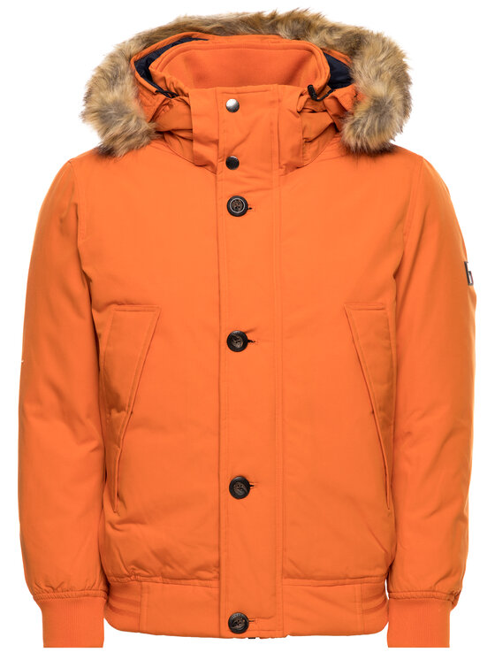 Parka hampton tommy hilfiger orange cheap