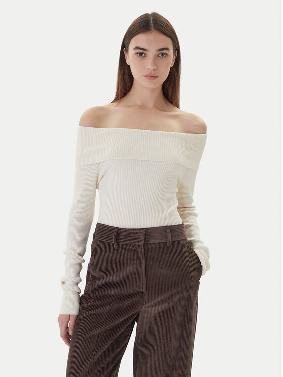 Kontatto Pulover 3M0813C Écru Regular Fit