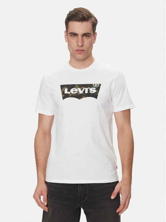 Levi's® Levi's® T-Shirt Original Housemark 22489-0163 Biały Regular Fit