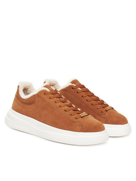 Guess Guess Sneakersy FMFBAN LEP12 Brązowy