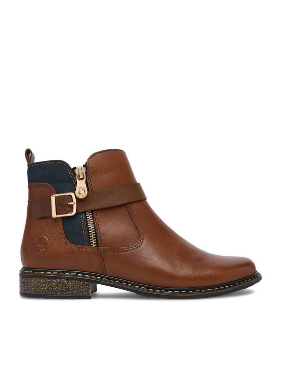 Rieker Botine CEO-Z4959-22 Bej deschis