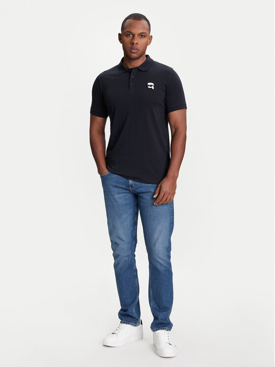 KARL LAGERFELD KARL LAGERFELD Polo 745710 553224 Tamnoplava Regular Fit