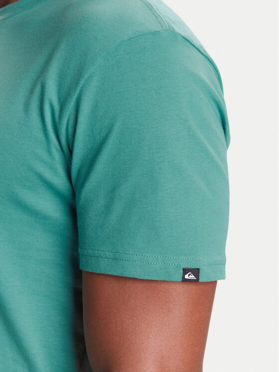 Quiksilver Quiksilver Marškinėliai Ev Swell Ovation Ss EQYZT08187 Žalia Comfort Fit