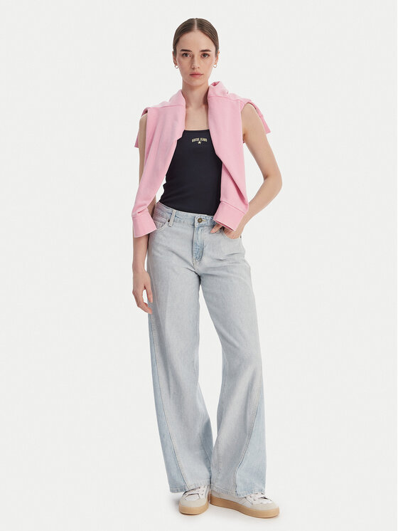 Guess Jeans Guess Jeans Traperice W6GA2T D6534 Plava Wide Leg