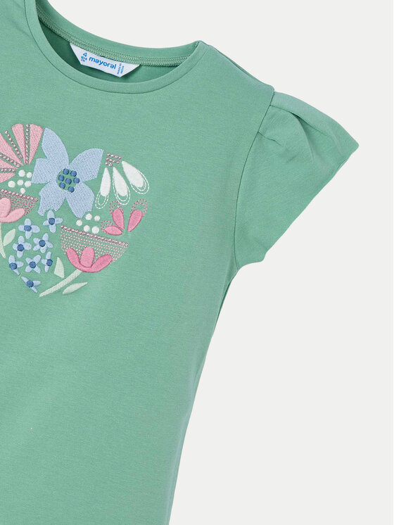 Mayoral Mayoral T-shirt 3015 Verde Regular Fit